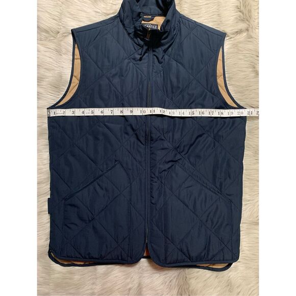 J. Crew Mercantile Navy Blue Quilted Vest Small - Picture 7 of 7